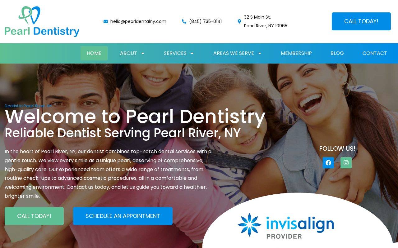 Pearl Dentistry: the website Dental Space built, Pearl River, NY